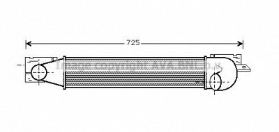 AVA QUALITY COOLING ol4271 -  Интеркулер